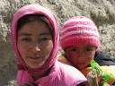 Travel India.Leh.A Mother carrying her child